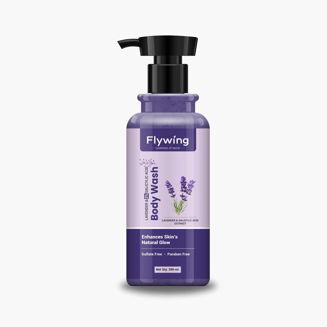 Lavender & 2% Salicylic acid Body wash Flywing Skin Science