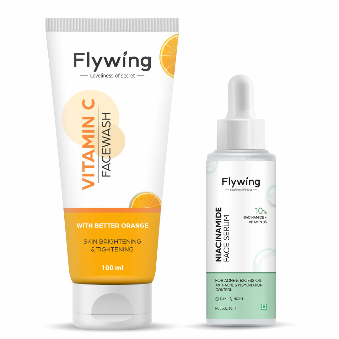 10% Niacinamide Serum + Vitamin C Face wash