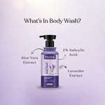 Load image into Gallery viewer, Lavender &amp; 2% Salicylic acid Body wash

