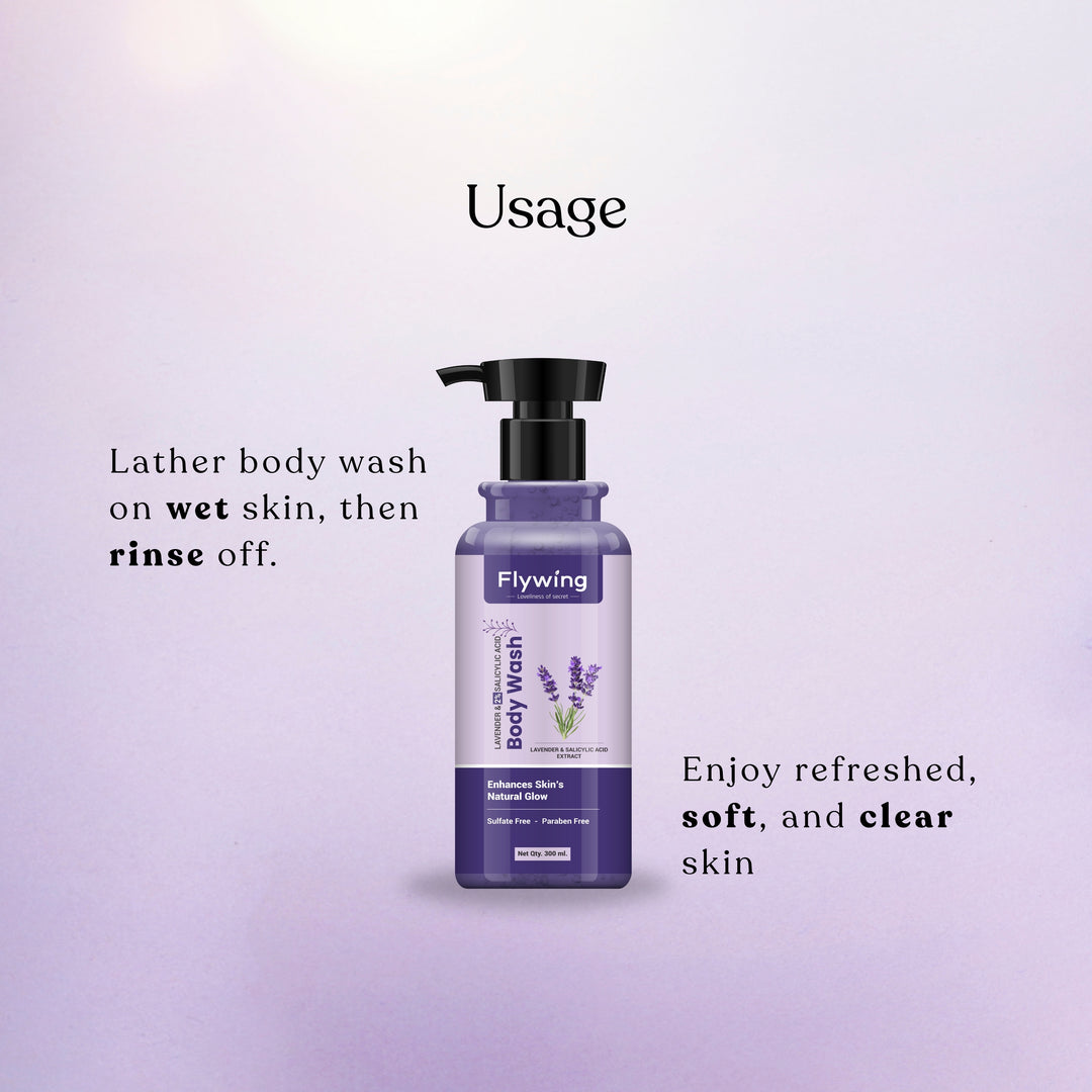 Lavender & 2% Salicylic acid Body wash