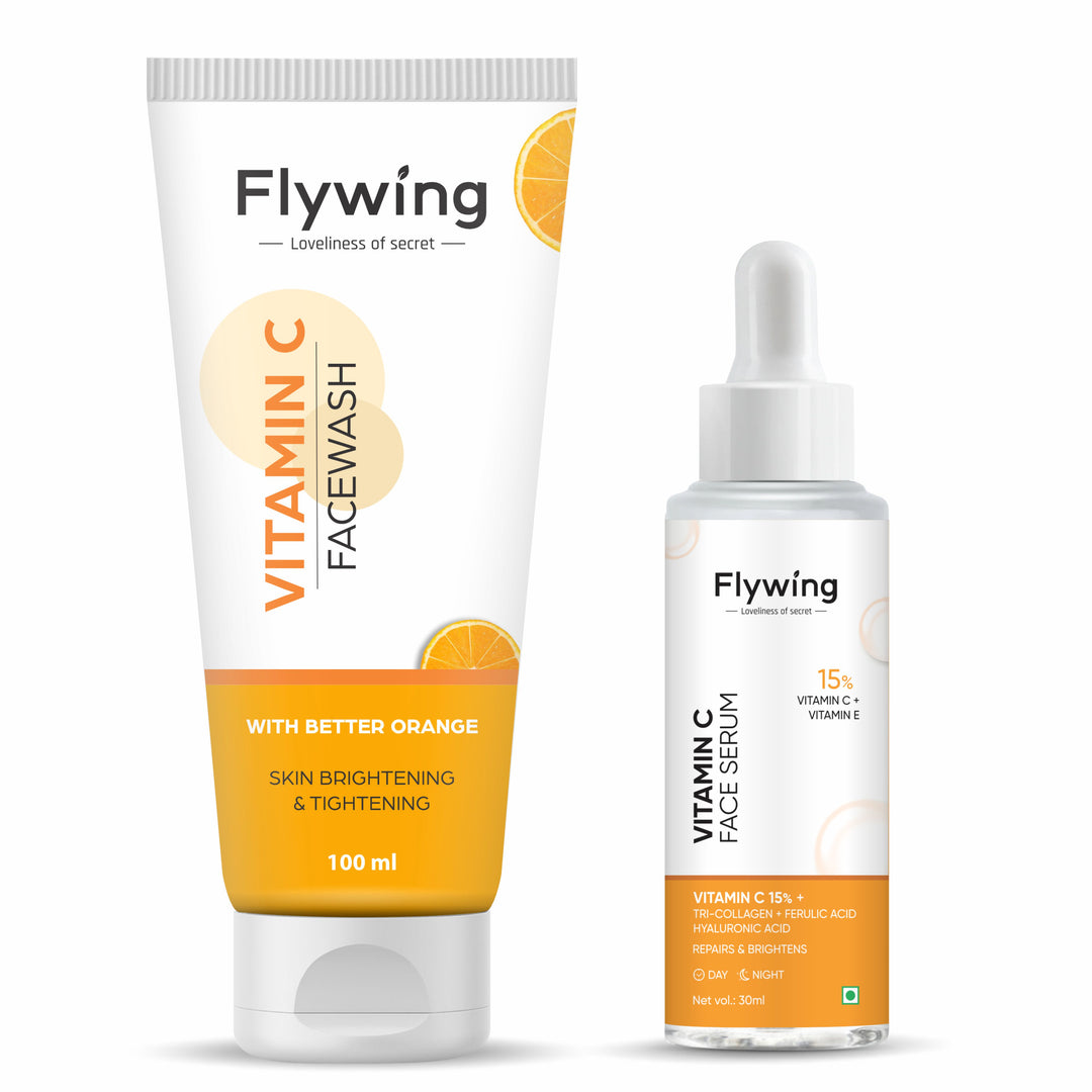 Vitamin C Face wash and 15% Vitamin c Face serum
